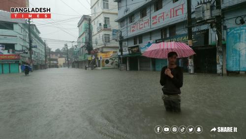 সিলেটের বন্যার চিত্র