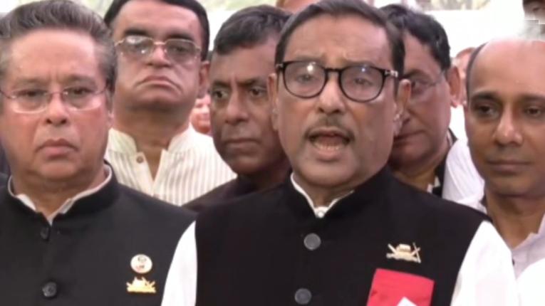 বিএনপির নেতৃত্বে শেখ হাসিনাকে হটানোর ষড়যন্ত্র চলছে : কাদের