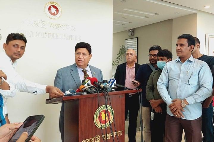 অবাধ ও সুষ্ঠু নির্বাচন করতে সরকার প্রতিশ্রুতিবদ্ধ : পররাষ্ট্রমন্ত্রী