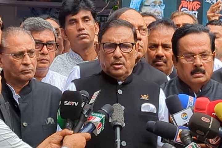 বিএনপির নেতৃত্বে স্বাধীনতাবিরোধীরা দেশবিরোধী ষড়যন্ত্র করছে : কাদের