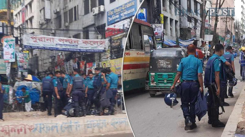 রাজধানীতে আ.লীগ-বিএনপির পাল্টাপাল্টি কর্মসূচি, সতর্ক অবস্থানে পুলিশ