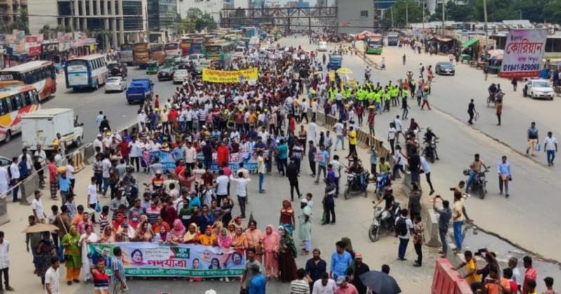 সরকারের পদত্যাগের দাবিতে বিএনপির দ্বিতীয় দিনের পদযাত্রা শুরু