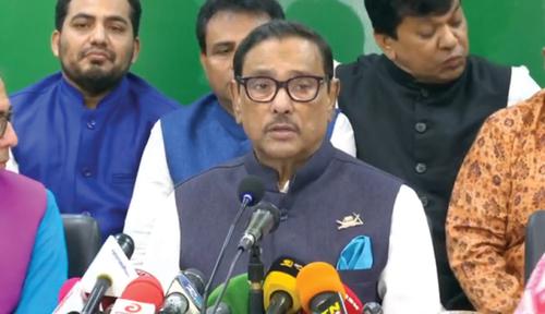 ফখরুলদের ক্ষমা চাইতে হবে : ওবায়দুল কাদের
