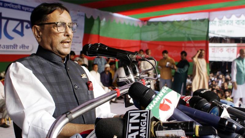 ভিসানীতি নিষেধাজ্ঞায় নির্বাচন ঠেকানো যাবে না: ওবায়দুল কাদের