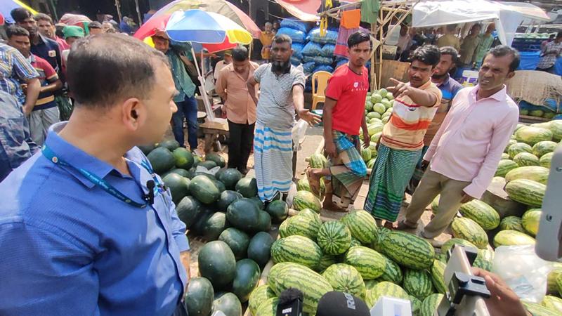 রমজান উপলক্ষে কারওয়ান বাজারে বিশেষ অভিযান পরিচালনা