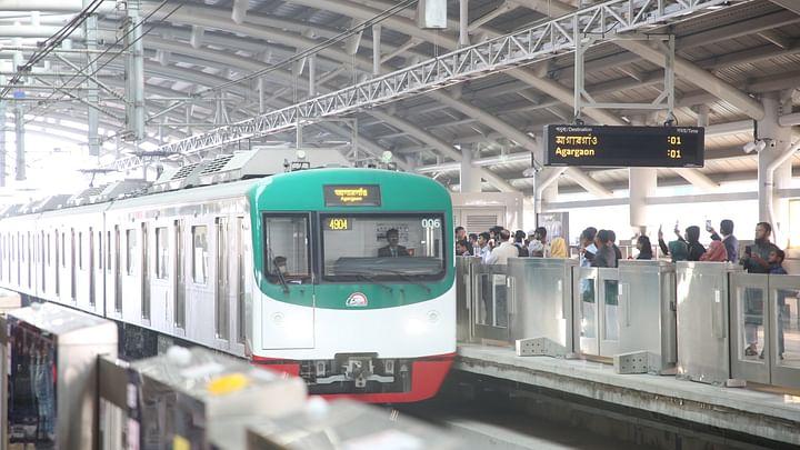 আজ খুলেছে শেওড়াপাড়া ও উত্তরা দক্ষিণ মেট্রোস্টেশন