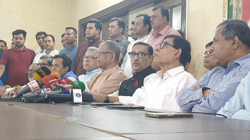 বাংলাদেশের উন্নয়নে পাকিস্তান প্রশংসা করে অথচ বিরোধী দল দেখে না: কাদের