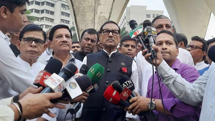 বিএনপি দাসত্ব করে ক্ষমতা পাওয়ার জন্য : ওবায়দুল কাদের