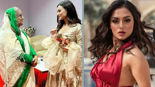 শেখ হাসিনার মতো হতে চেয়ে তোপের মুখে নুসরাত ফারিয়া