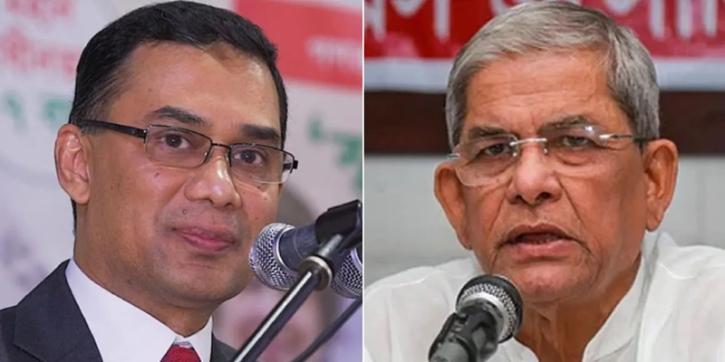 লন্ডনে তারেক-ফখরুলের বৈঠক