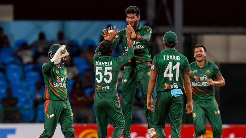 টাইগারদের বোলিং তোপে বিধ্বস্ত উইন্ডিজ, এক ম্যাচ আগে সিরিজ বাংলাদেশের