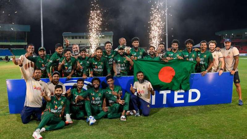 ওয়েস্ট ইন্ডিজকে হোয়াইটওয়াশ করে ইতিহাস গড়ল বাংলাদেশ