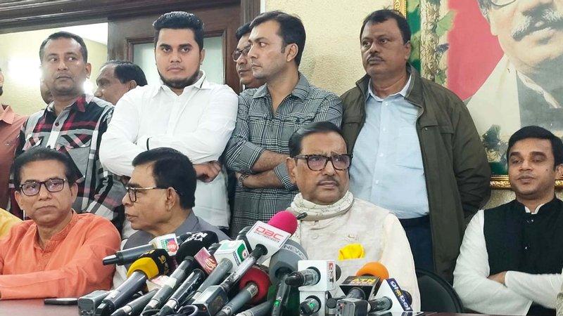 অগ্নিসন্ত্রাসের কারণে বিএনপি শাস্তি এড়াতে পারে না : ওবায়দুল কাদের