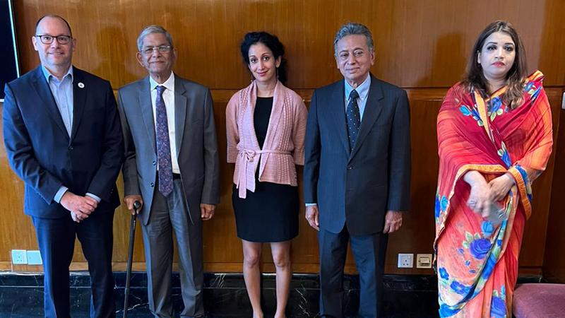 ঢাকায় সফররত মার্কিন প্রতিনিধি দলের সঙ্গে বিএনপির বৈঠক