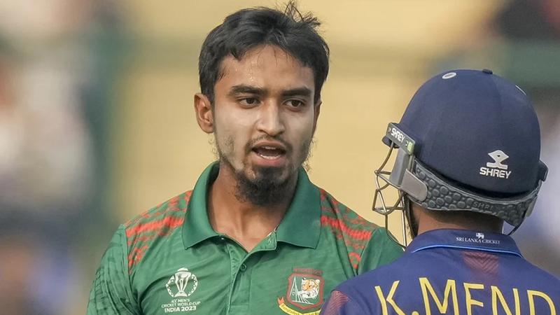 শেষ ওয়ানডে থেকে ছিটকে গেলেন তানজিম সাকিব