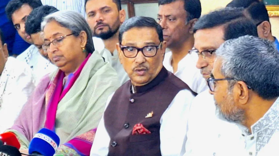 গণতন্ত্রের প্রতি বিএনপির আগ্রহ কোনদিনই ছিল না : ওবায়দুল কাদের