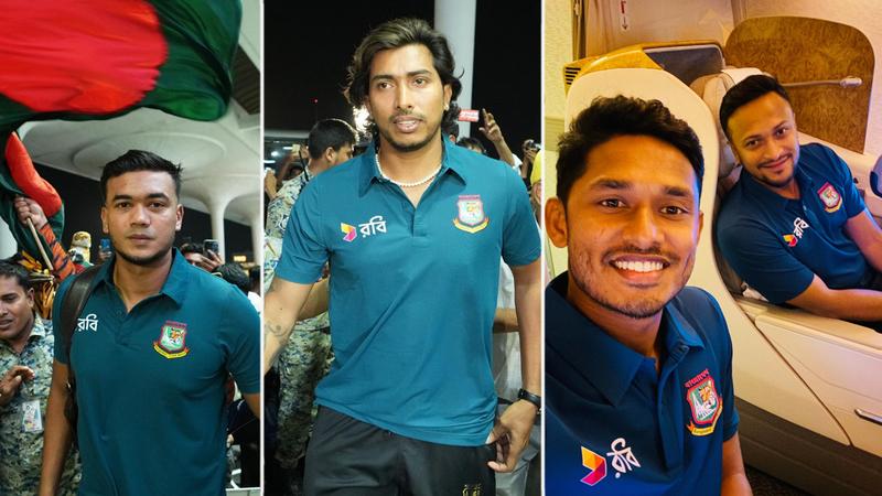 বিশ্বকাপের স্বপ্নযাত্রায় ঢাকা ছাড়ল বাংলাদেশ দল