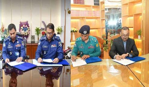 দায়িত্ব নিলেন নতুন আইজিপি ও ডিএমপি কমিশনার