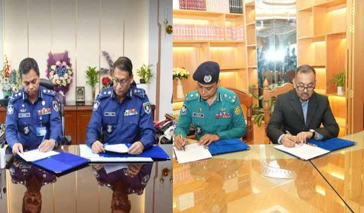 দায়িত্ব নিলেন নতুন আইজিপি ও ডিএমপি কমিশনার