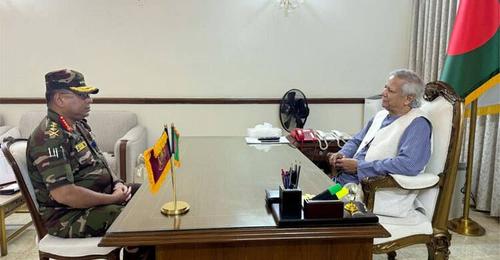 প্রধান উপদেষ্টার সঙ্গে সেনাপ্রধানের সাক্ষাৎ