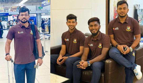ভারতের উদ্দেশে দেশ ছাড়লেন শান্তরা, ইংল্যান্ড থেকে যোগ দেবেন সাকিব