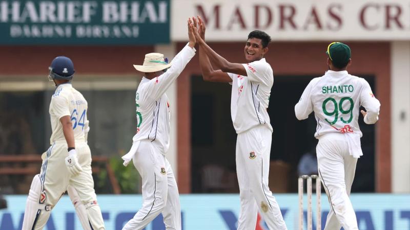 চেন্নাইতে দ্বিতীয় সেশনেও বাংলাদেশের দাপট