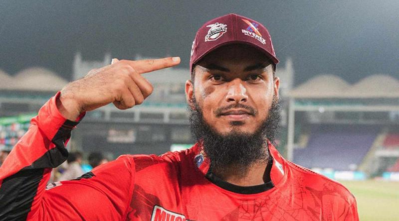 পিএসএলে রেকর্ড গড়ে ‘সবার ওপরে’ রিশাদ
