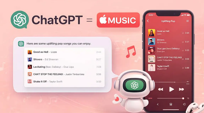 চ্যাটজিপিতে যুক্ত হলো নতুন অ্যাপল মিউজিক