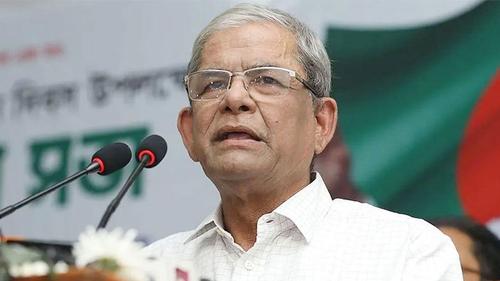 দল গঠনে সরকারের পৃষ্ঠপোষকতা জনগণ মেনে নেবে না : মির্জা ফখরুল