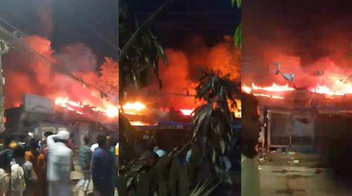 দুই ঘণ্টার চেষ্টায় নিয়ন্ত্রণে খিলগাঁওয়ের ভয়াবহ আগুন