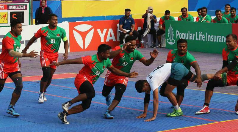 কাবাডিতে নেপালের বিপক্ষে প্রথমবারের মতো হারের স্বাদ পেল বাংলাদেশ