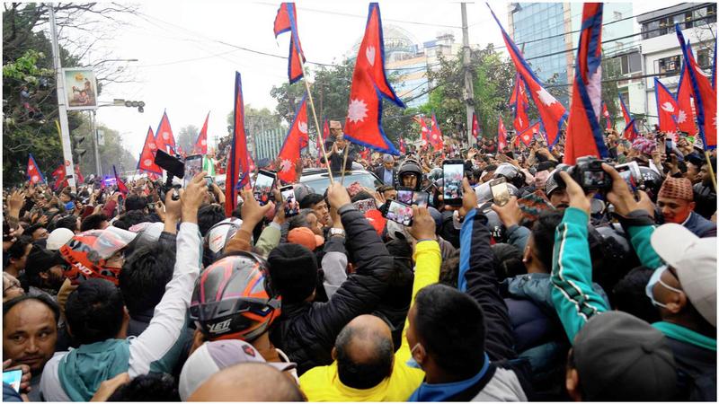 রাজনীতি নিয়ে হতাশা, নেপালে রাজতন্ত্রের দাবিতে সমাবেশ