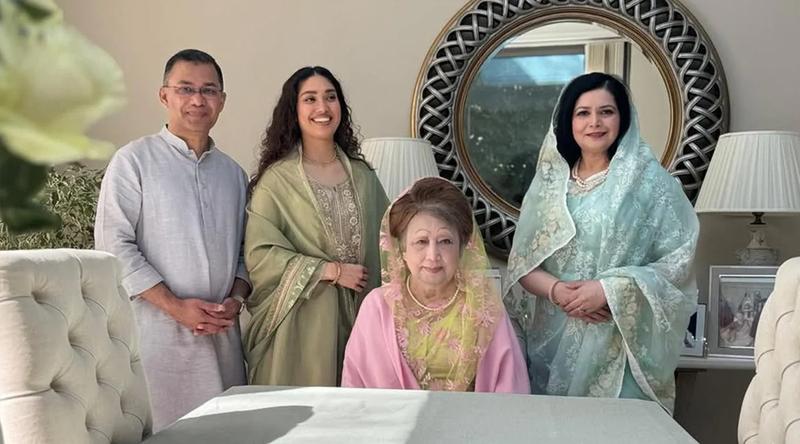 ৭ বছর পর পরিবারের সঙ্গে খালেদা জিয়ার ঈদ উদযাপন