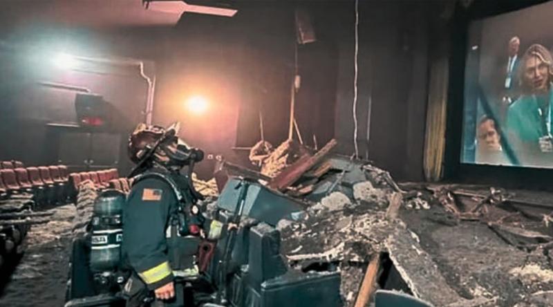 ‘ফাইনাল ডেস্টিনেশন’ চলাকালীন ভেঙ্গে পড়লো সিনেমা হলের ছাদ!
