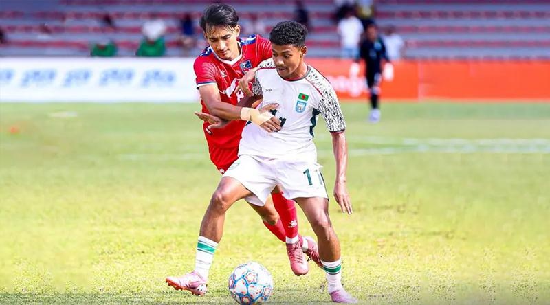 সাফ অনূর্ধ্ব-২০ চ্যাম্পিয়নশিপে নেপালকে হারিয়ে ফাইনালে বাংলাদেশ