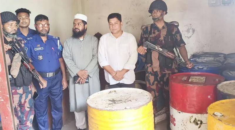 সুনামগঞ্জে অভিযান চালিয়ে ২ হাজার ৮০ লিটার ডিজেল জব্দ