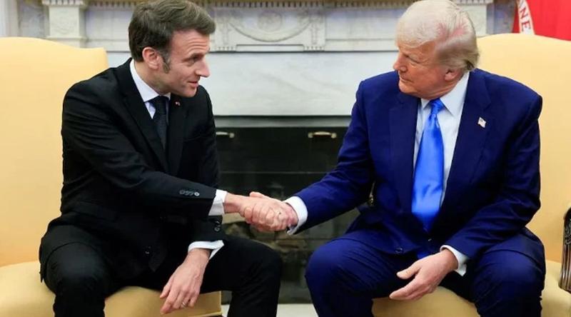 ম্যাক্রোঁর স্ত্রী তার সঙ্গে খুব খারাপ আচরণ করেন: ট্রাম্প