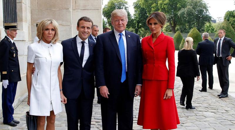 ফরাসি প্রেসিডেন্ট ও তার স্ত্রীকে নিয়ে ট্রাম্পের হাসিঠাট্টা, জবাব দিলেন ম্যাখোঁ