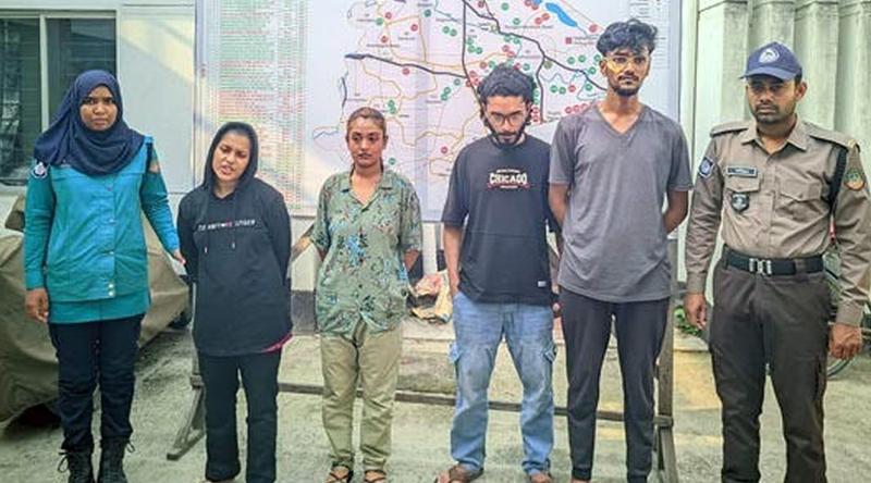 হানি ট্র্যাপ ও মাদক চক্রের বিরুদ্ধে অভিযান, রংপুরে গ্রেপ্তার ৪