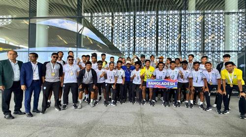 সন্ধ্যায় দেশে ফিরবে সাফজয়ী যুবারা, বিমানবন্দরে দেয়া হবে সংবর্ধনা