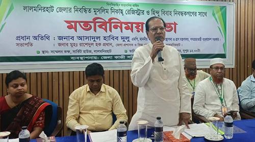 বাল্যবিবাহ করালে লাইসেন্স বাতিল : ত্রাণমন্ত্রী