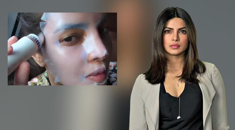 শুটিংয়ের পথে গাড়িতেই রুপ চর্চায় প্রিয়াঙ্কা চোপড়া!