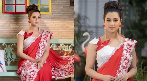 বৈশাখী সাজে বুবলী, বাড়ল জল্পনা!