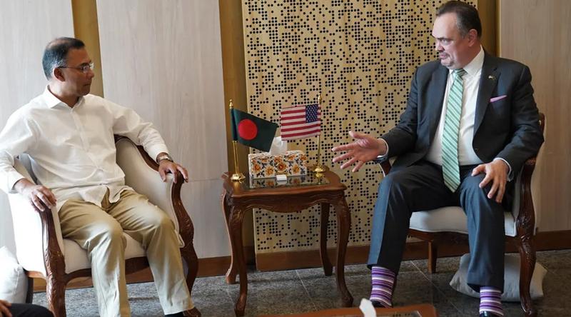 জ্বালানি নিয়ে মার্কিন রাষ্ট্রদূতের সঙ্গে প্রধানমন্ত্রী তারেক রহমানের আলোচনা