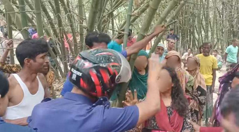 বগুড়ায় পারিবারিক দ্বন্দ্বে ননদের ধাক্কায় প্রাণ গেল ভাবির