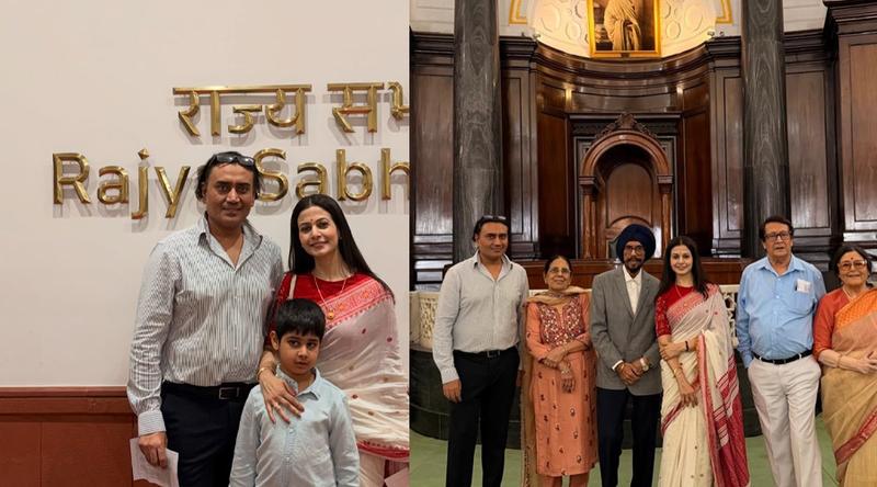 রাজ্যসভার সদস্য হিসেবে শপথ নিলেন অভিনেত্রী কোয়েল মল্লিক