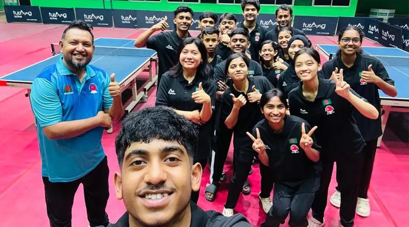 ভারতে খেলতে গেল যুব টেবিল টেনিস দল