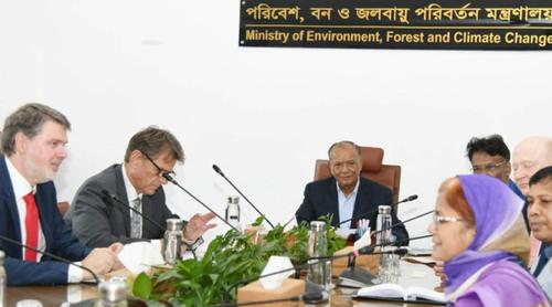 পরিবেশমন্ত্রীর সঙ্গে জার্মান প্রতিনিধিদলের সাক্ষাৎ