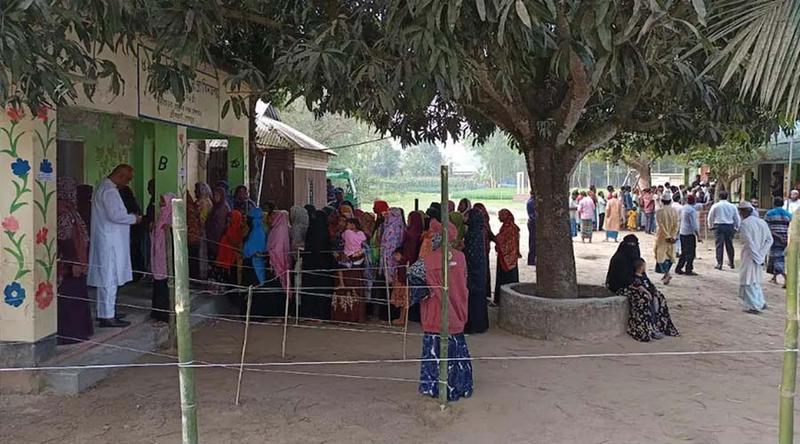 শেরপুর-৩ আসন : ১২৮টি কেন্দ্রে ভোটগ্রহণ শুরু