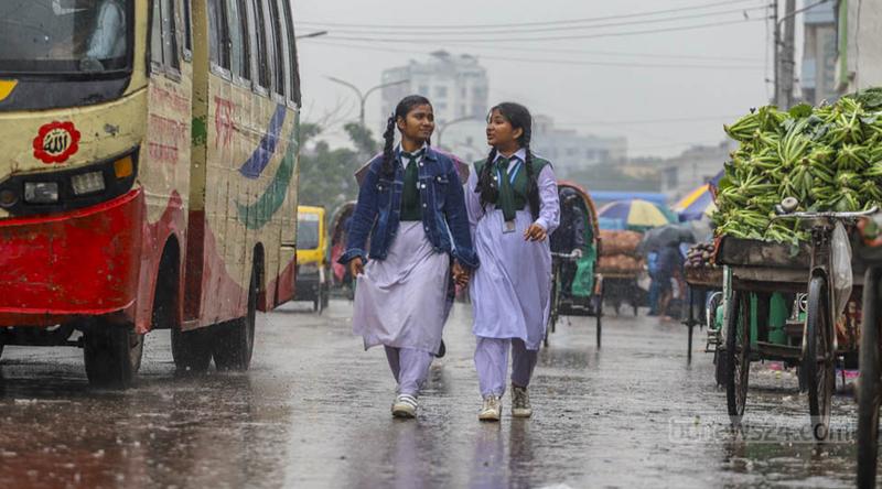 রাজধানীতে ১২ মিলিমিটার বৃষ্টিপাত রেকর্ড